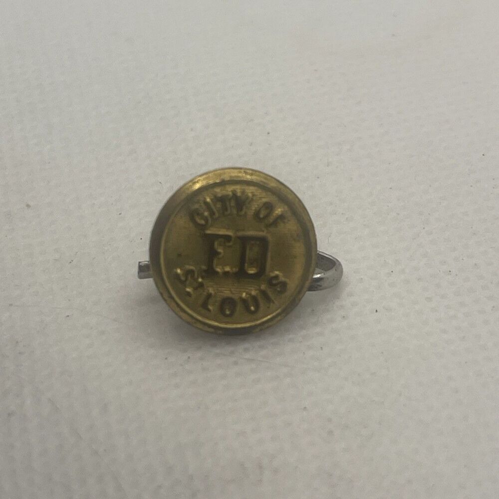 City of St . Louis "FD" Fire Department Uniform Buttons - Waterbury Button Co.
